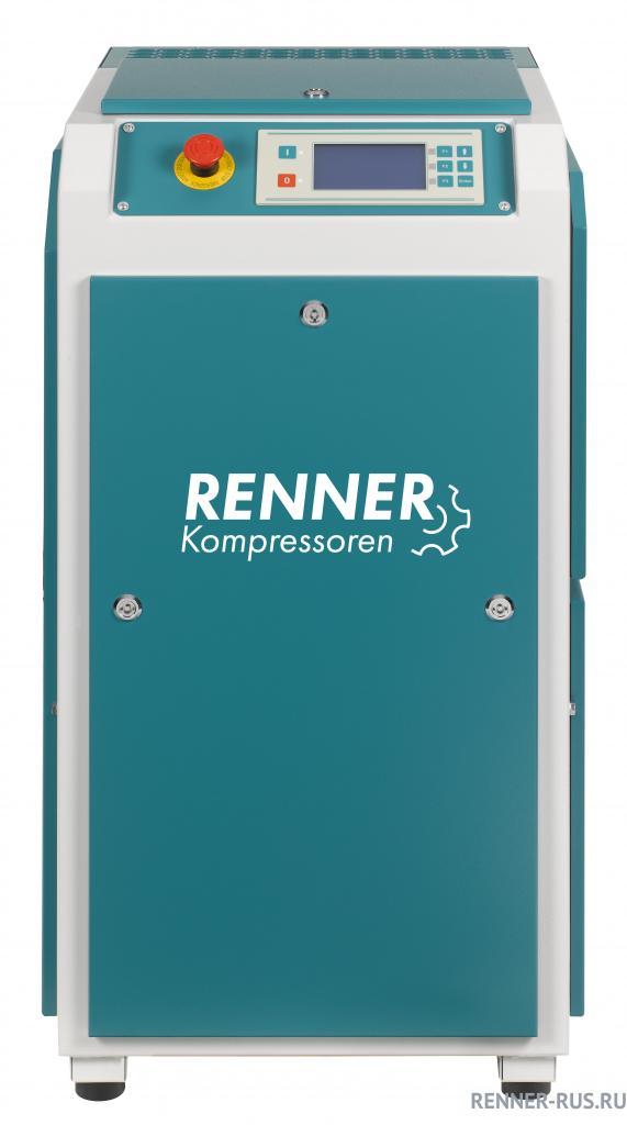 картинка Винтовой компрессор RENNER RSF-PRO 11,0 10 бар для Деревообработка Судостроительство Машиностроение Сталеобрабатывающая промышленность Металлообработка