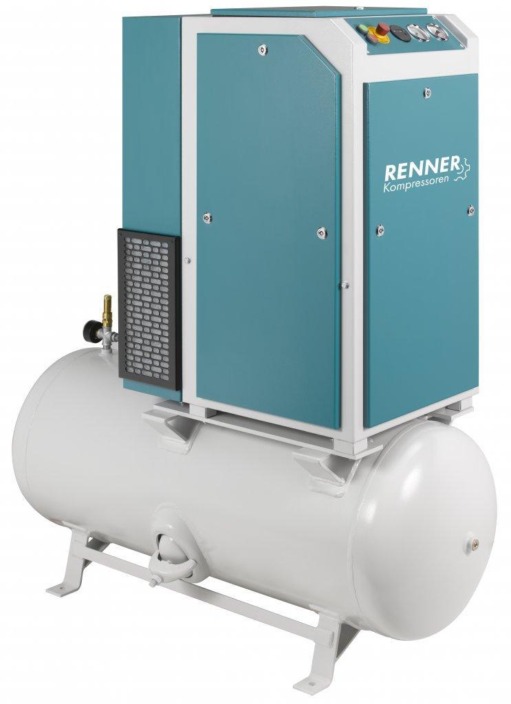 картинка Винтовой компрессор RENNER RSD-PRO 3,0 10 бар 250 л для Деревообработка Судостроительство Машиностроение Металлообработка