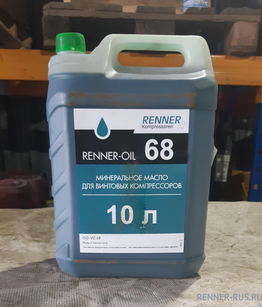 картинка Компрессорное масло RENNER-OIL 68 10л для 