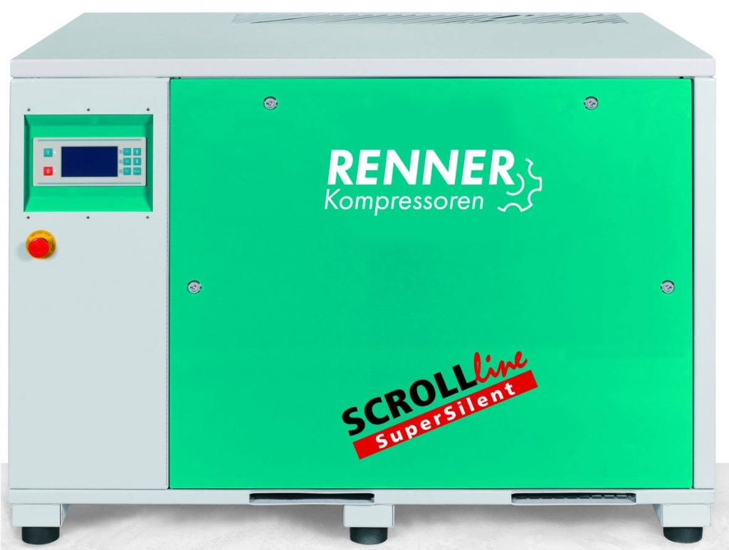 картинка Спиральный компрессор Renner SLKM-S 16,5 10 бар для Производство электроники Пищевая промышленность Медицина