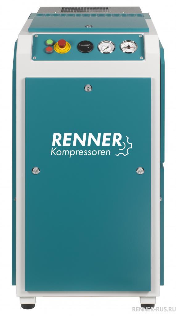 картинка Винтовой компрессор RENNER RSK-PRO 7.5 10 бар для Деревообработка Судостроительство Машиностроение Сталеобрабатывающая промышленность Металлообработка