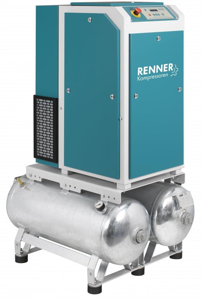 картинка Винтовой компрессор RENNER RSD-PRO 3,0 10 бар 2x90 л для Деревообработка Судостроительство Машиностроение Металлообработка