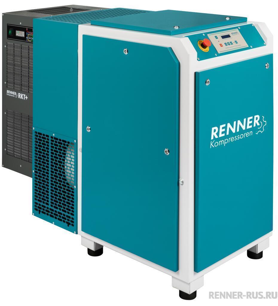 картинка Винтовой компрессор RENNER RSK-PRO 15,0 13 бар для Деревообработка Судостроительство Машиностроение Горная промышленность Сталеобрабатывающая промышленность Металлообработка
