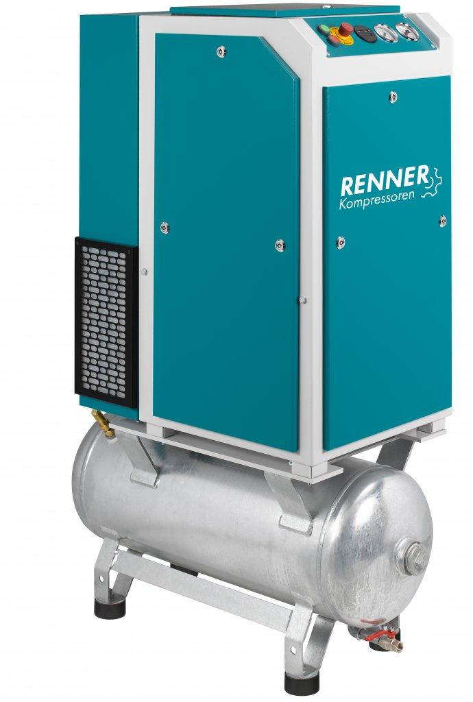 картинка Винтовой компрессор RENNER RSD-PRO 4,0 7,5 бар 90 л для Деревообработка Судостроительство Машиностроение Металлообработка