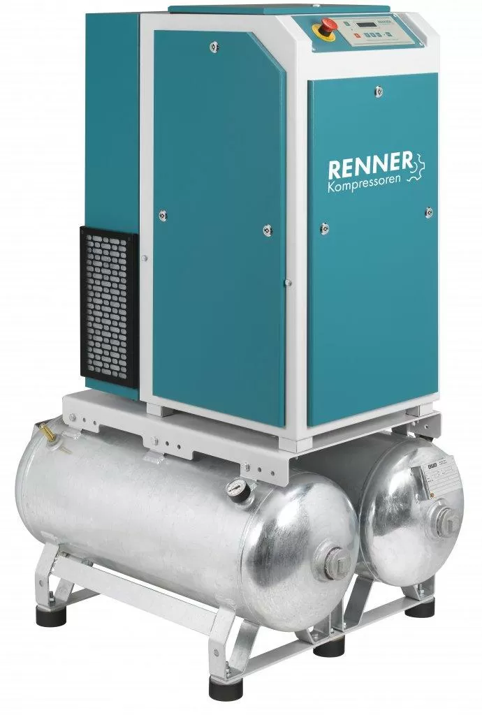 картинка Винтовой компрессор RENNER RSD-PRO 3,0 7,5 бар 2x90 л для Деревообработка Судостроительство Машиностроение Металлообработка