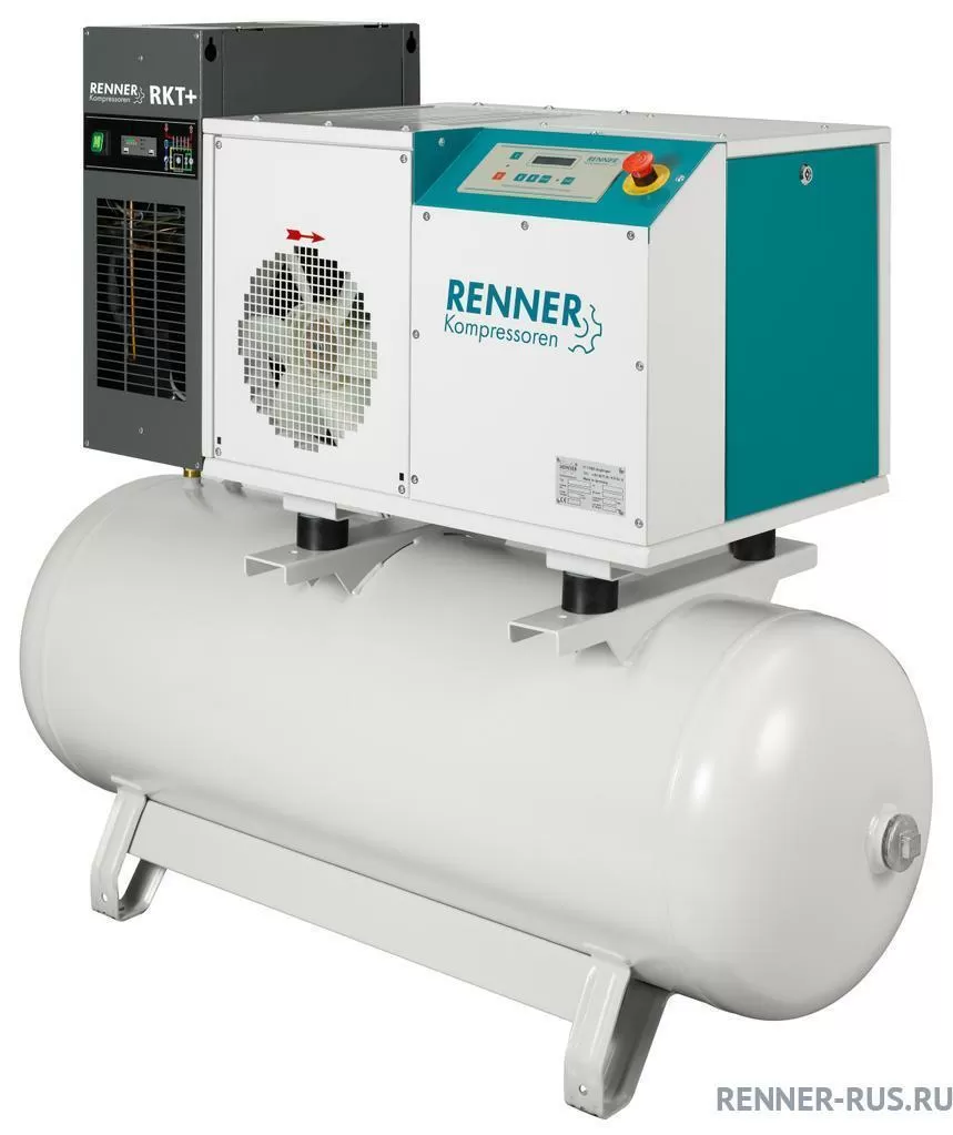 картинка Винтовой компрессор RENNER RSDK-B 4,0 10 бар для Деревообработка Металлообработка