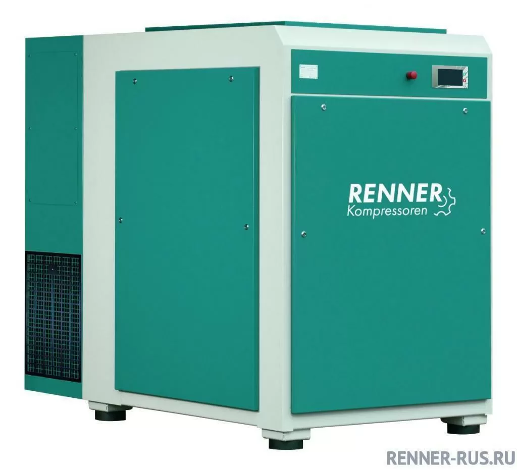 картинка Винтовой компрессор RENNER RS 90,0 13 бар для Деревообработка Целлюлозно-бумажная промышленность Судостроительство Машиностроение Горная промышленность Сталеобрабатывающая промышленность Металлообработка Литейные цехи