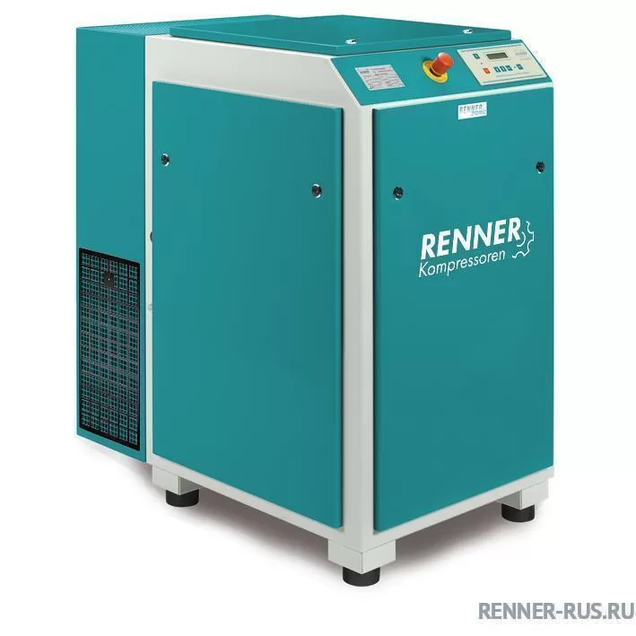картинка Винтовой компрессор RENNER RSF-PRO 7,5 10 бар для Деревообработка Судостроительство Машиностроение Сталеобрабатывающая промышленность Металлообработка