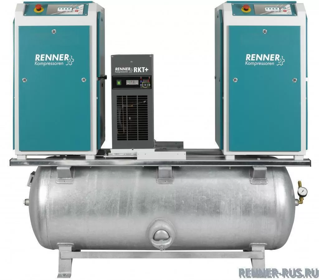 картинка Винтовой компрессор RENNER RSDKM-PRO 9,5 10 бар для Деревообработка Судостроительство Машиностроение Сталеобрабатывающая промышленность Металлообработка Станки с ЧПУ