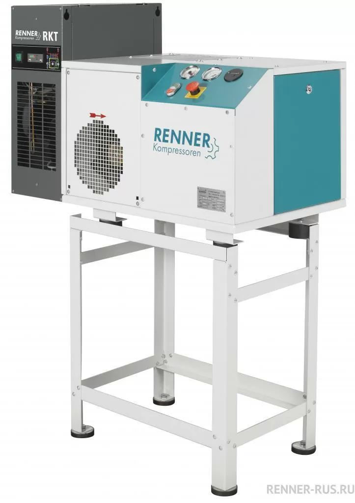 картинка Винтовой компрессор RENNER RSK-B 7,5 10 бар для Деревообработка Судостроительство Машиностроение Горная промышленность Сталеобрабатывающая промышленность Металлообработка
