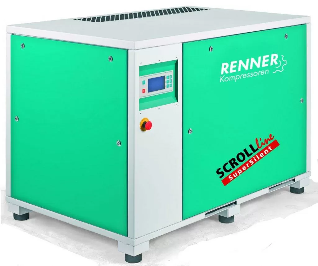 картинка Спиральный компрессор Renner SLKM-S 16,5 8 бар для Производство электроники Пищевая промышленность Медицина